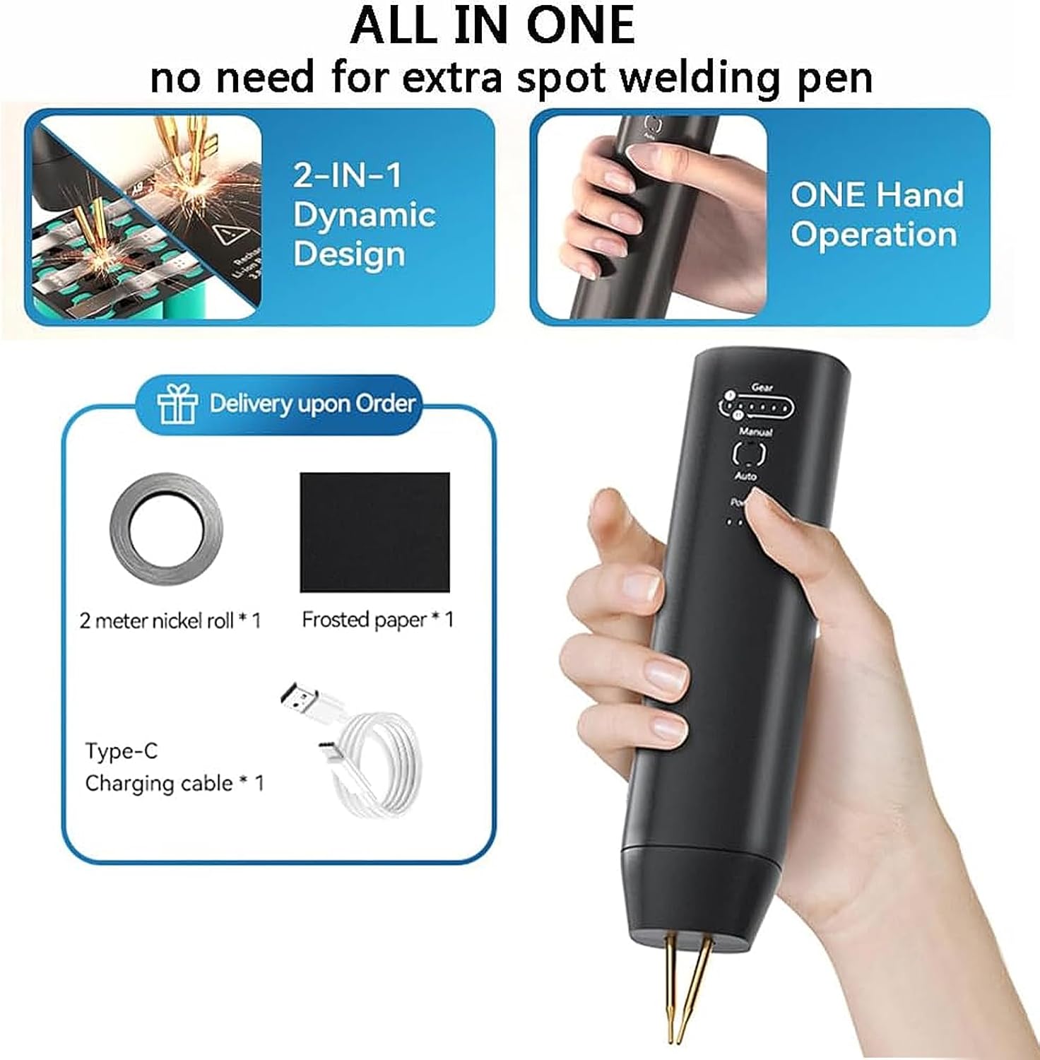 All-in-One Handheld Battery Welder
