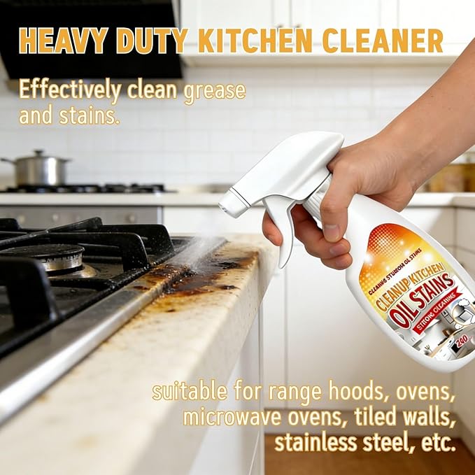 Limpiador Multiuso para Cocina, Limpiador de Grasa 240 ml miniatura 2