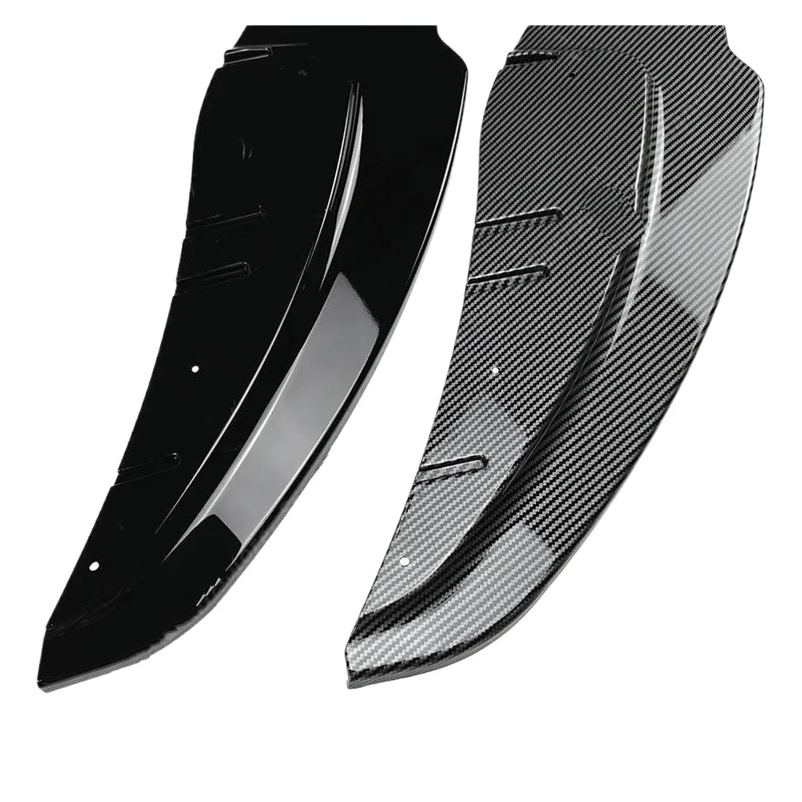 3PCS Auto Voorbumper Lip Splitter Spoiler voor 1 Serie E81 E82 E87 E88 LCI Standaard Editie 2008-2011 (glanzend zwart