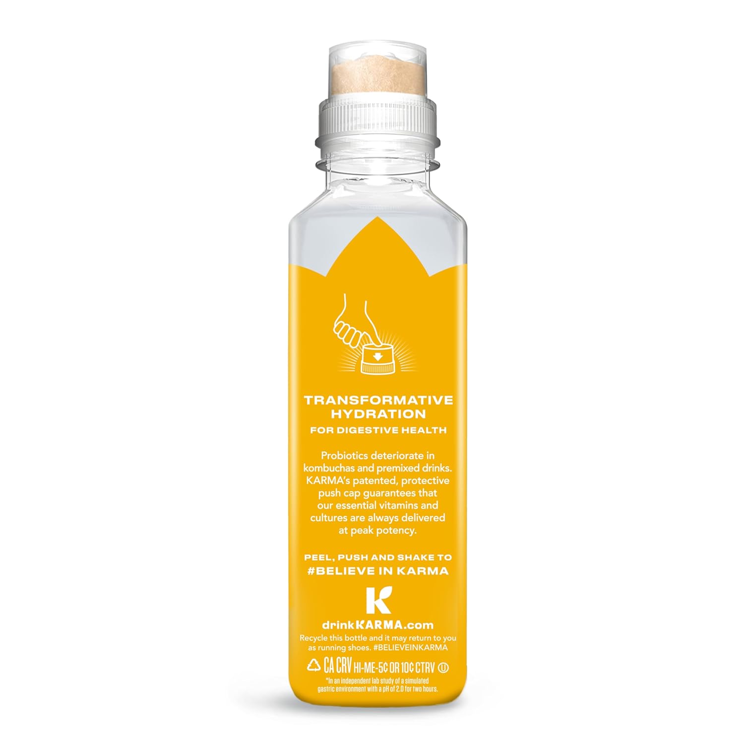 Karma Probiotic Water - 12 Pack, Pineapple Coconut Drink - Immune & Gut Health Support