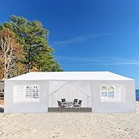 Vista 4 de Tienda de campaña de 10 x 30 pulgadas, impermeable, resistente, refugio para eventos al aire libre, tiendas de campaña para fiestas, toldo