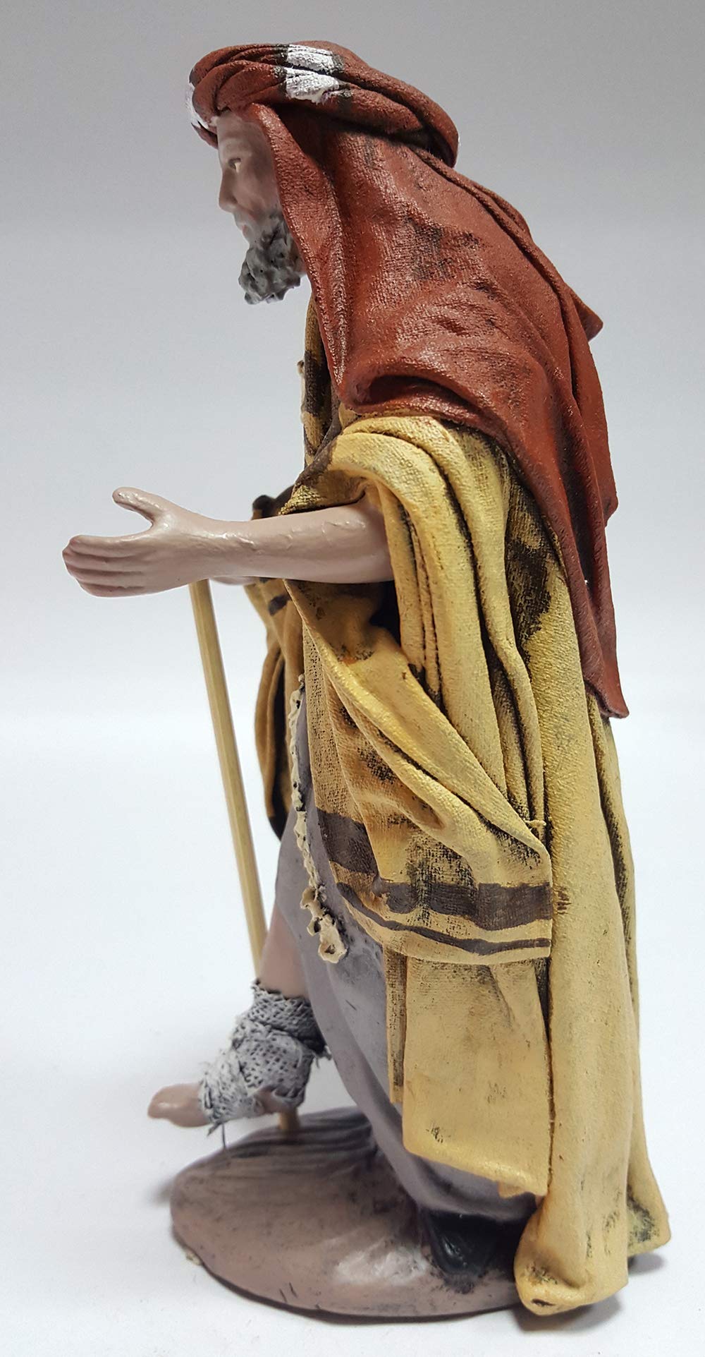 Pastor cojo con Garrote, para Figuras de 17 cm