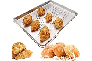 Firsmat Aluminum Perforated Half Sheet Pan For Baking