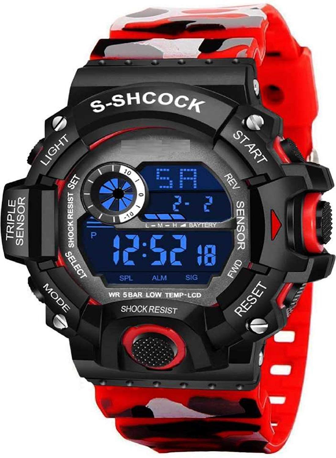CERO Red Color Army Sport Digital Men Watch Army504 (B085DTTPDR) Amazon Price History, Amazon Price Tracker