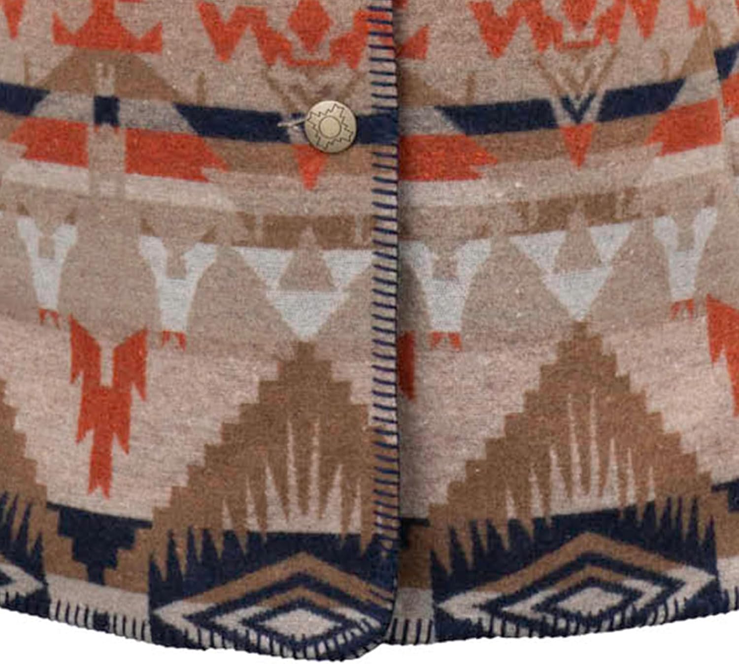 Outback Trading Company Women's 29655 Stockard Western Casual Fashion Warm Taffeta Lined Button Down Extended Vest w/Pockets