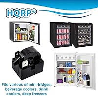 Vista 6 de HQRP Paquete de 2 relés de arranque/arranque PTC QP2-4R7 de 4.7 ohmios y 3 pines para relevador de compresor EdgeStar serie VBR compatible