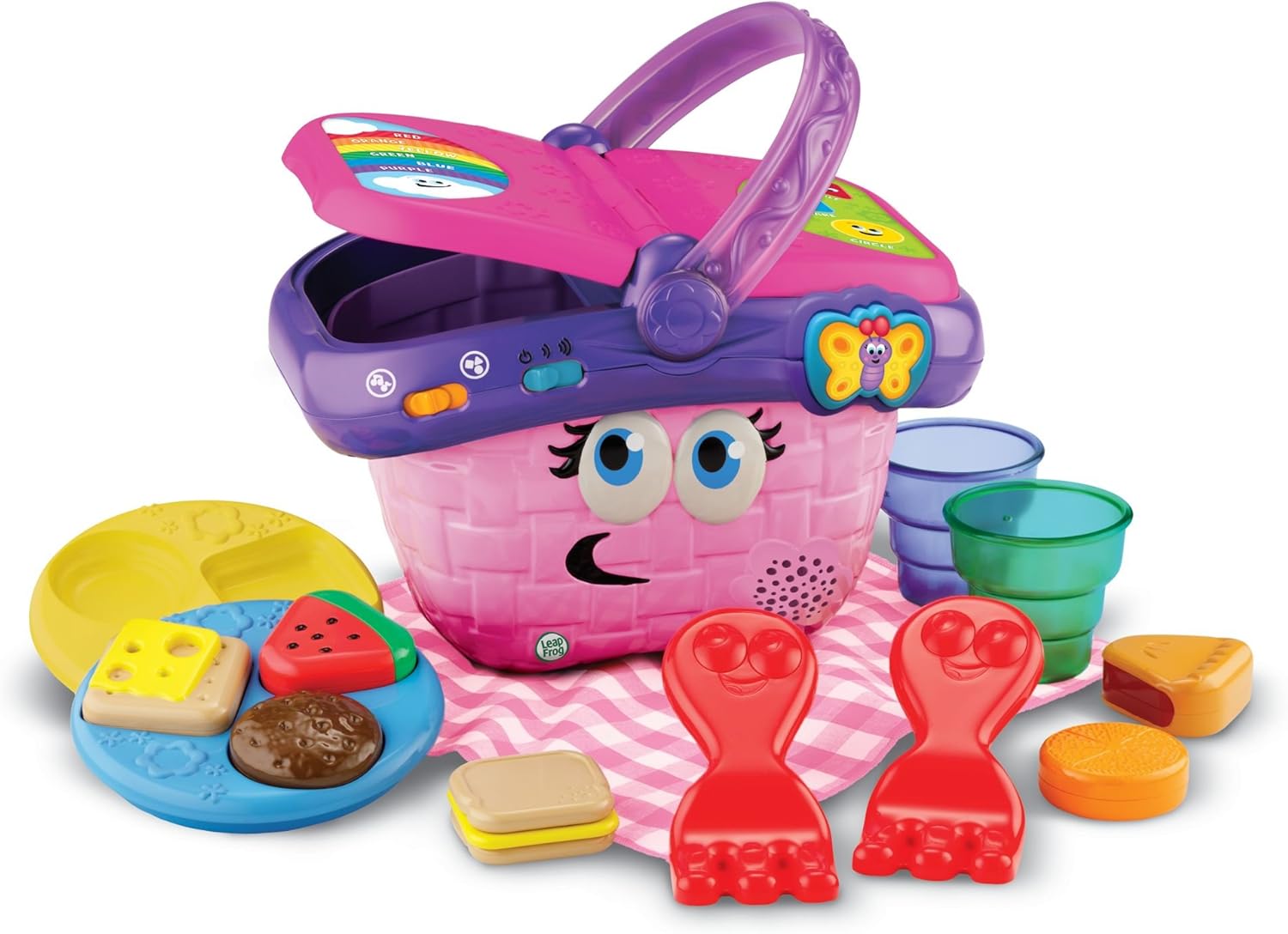 LeapFrog Shapes and Sharing Picnic Basket (Frustration Free Packaging), Pink