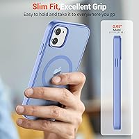 Vista 7 de SUPFINE Funda magnética para iPhone 11 (compatible con MagSafe) (protección contra caídas de grado militar), translúcida mate a prueba de golpes