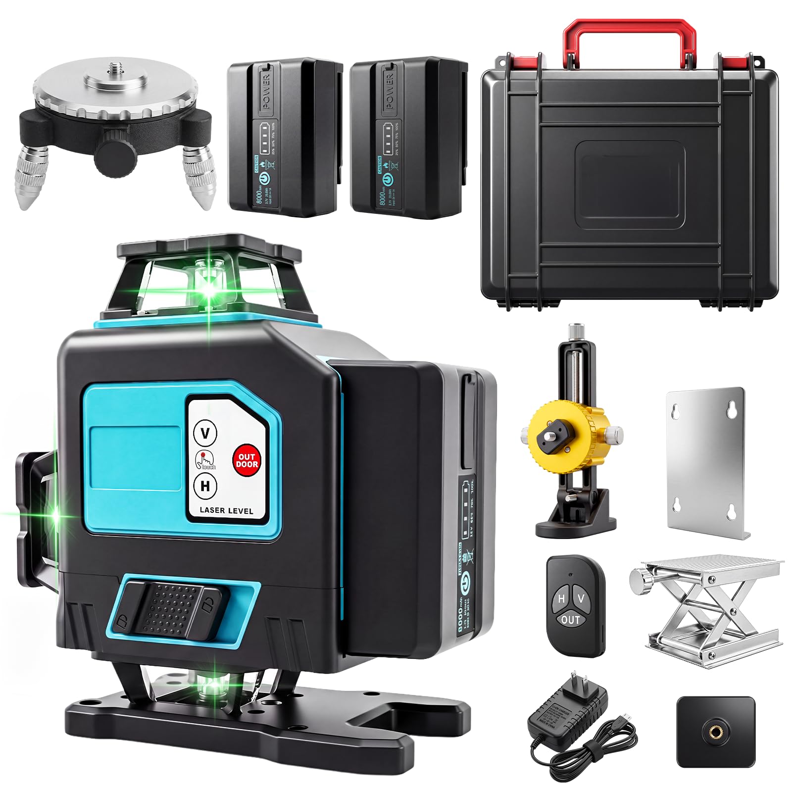 Industrial Rotary Laser Level - 2000ft Range -10