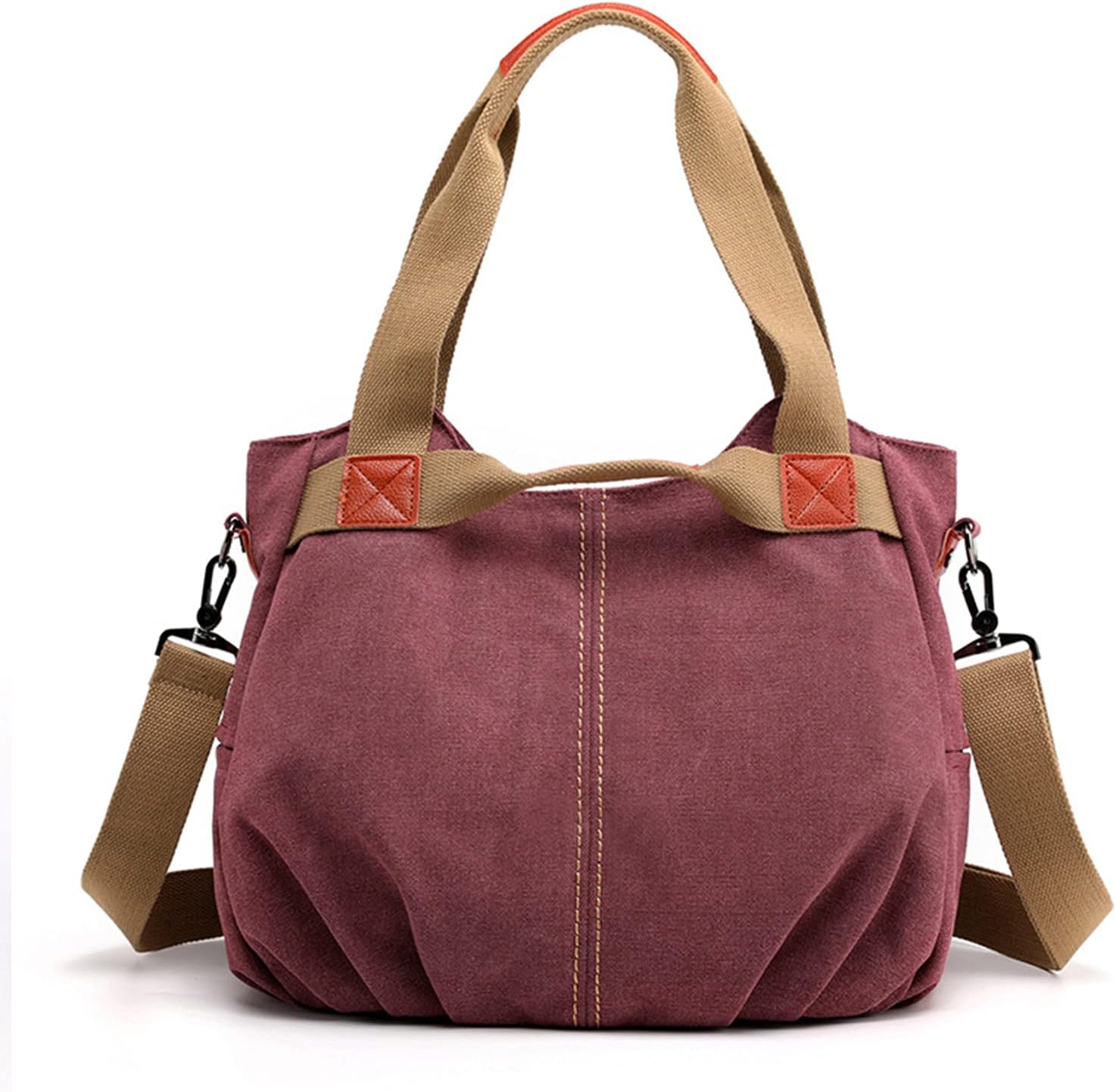 Canvas Handbags Women Shoulder Bags Vintage Messenger Crossbody College Tote Bag for Shopping Office Holiday