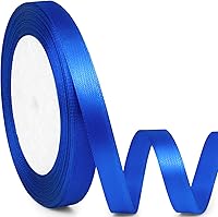 Vista 89 de Cinta de satén de 5/8" x 100 yardas - Cinta de seda naranja otoñal con carrete - Ideal para envolver regalos, ramos florales, manualidades