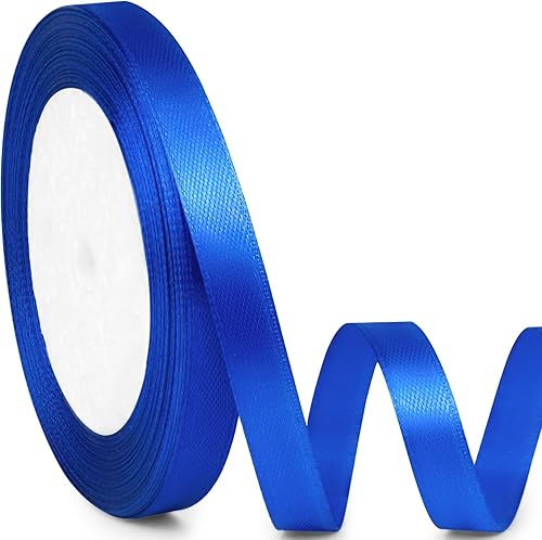 Miniatura 89 de Cinta de satén de 5/8" x 100 yardas - Cinta de seda naranja otoñal con carrete - Ideal para envolver regalos, ramos florales, manualidades