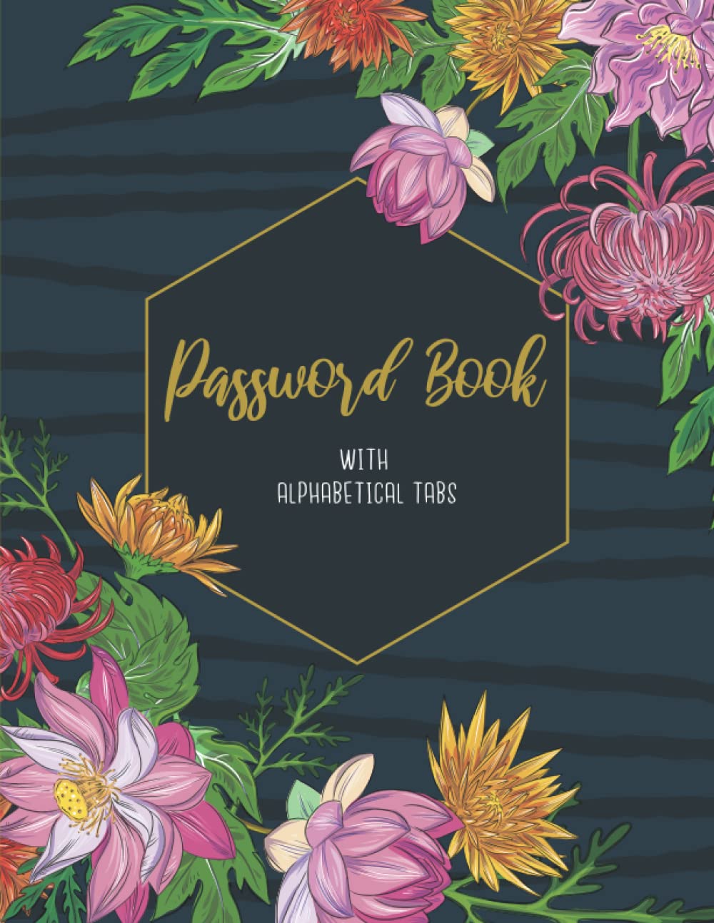 Password Book: Password Book log/Pocket alphabetical password organizer logbook/password book/Personal Internet Address & Password LogBook Keeper/ password book Large "8.5 x 11”