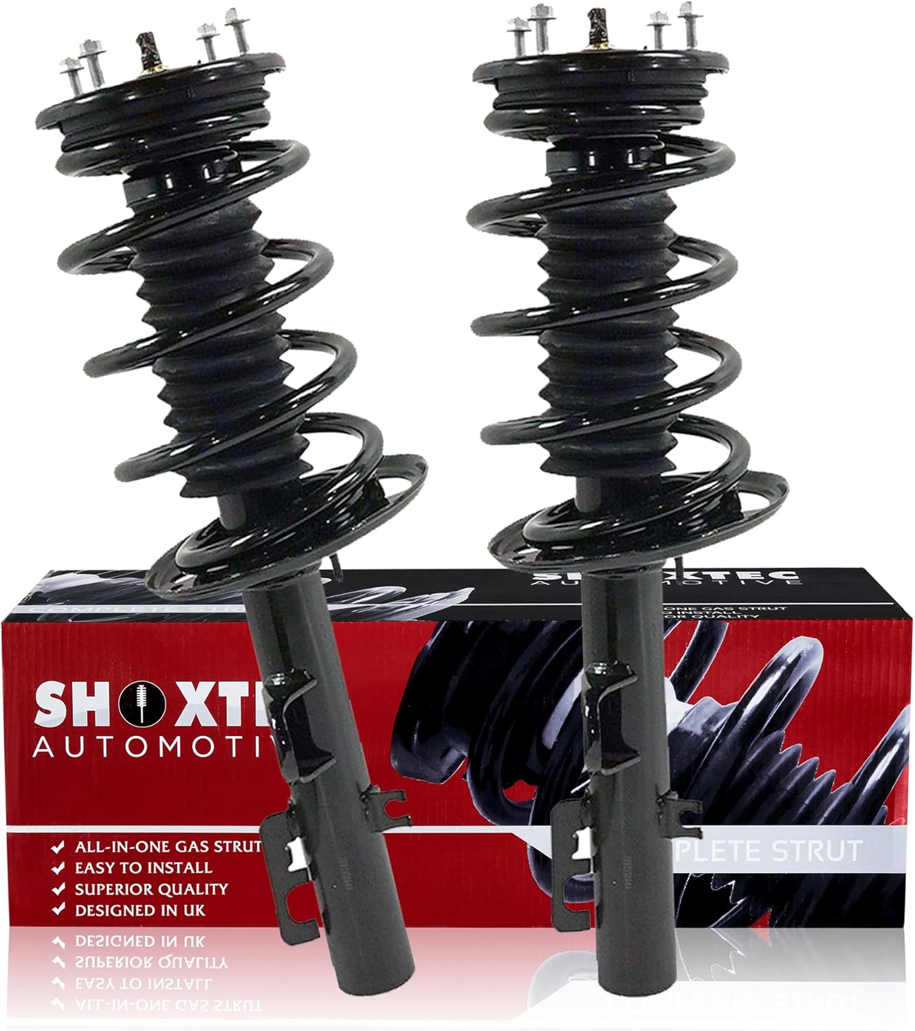 Shoxtec Front Pair Complete Struts Assembly Replacement for 2010-2011 Ford Flex