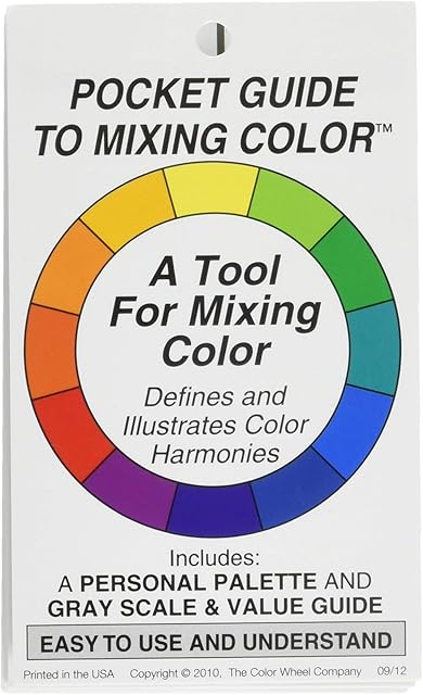 Color Wheel 1-Piece Pocket Guide to Mixing Colour