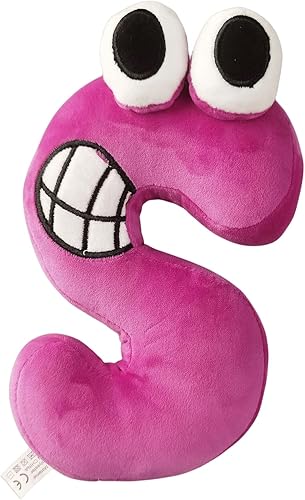 GeniusCells Alphabet Lore - Juguetes de peluche con letras S de números, juguetes de actividades para fiestas, diseño patentado, juguete educativo