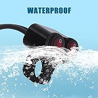 Vista 6 de Interruptor de barra de luz impermeable para motocicleta ATV de 7/8 pulgadas, interruptor de botón de apagado de doble control para manillar, focos