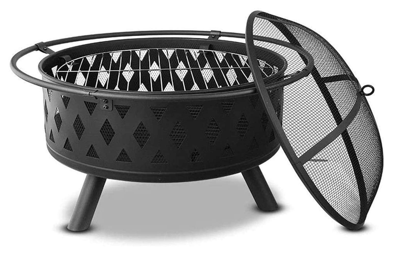 Fire Pits Outdoor Wood Burning Bonfire Wood Burning Patio &amp; Backyard Firepit