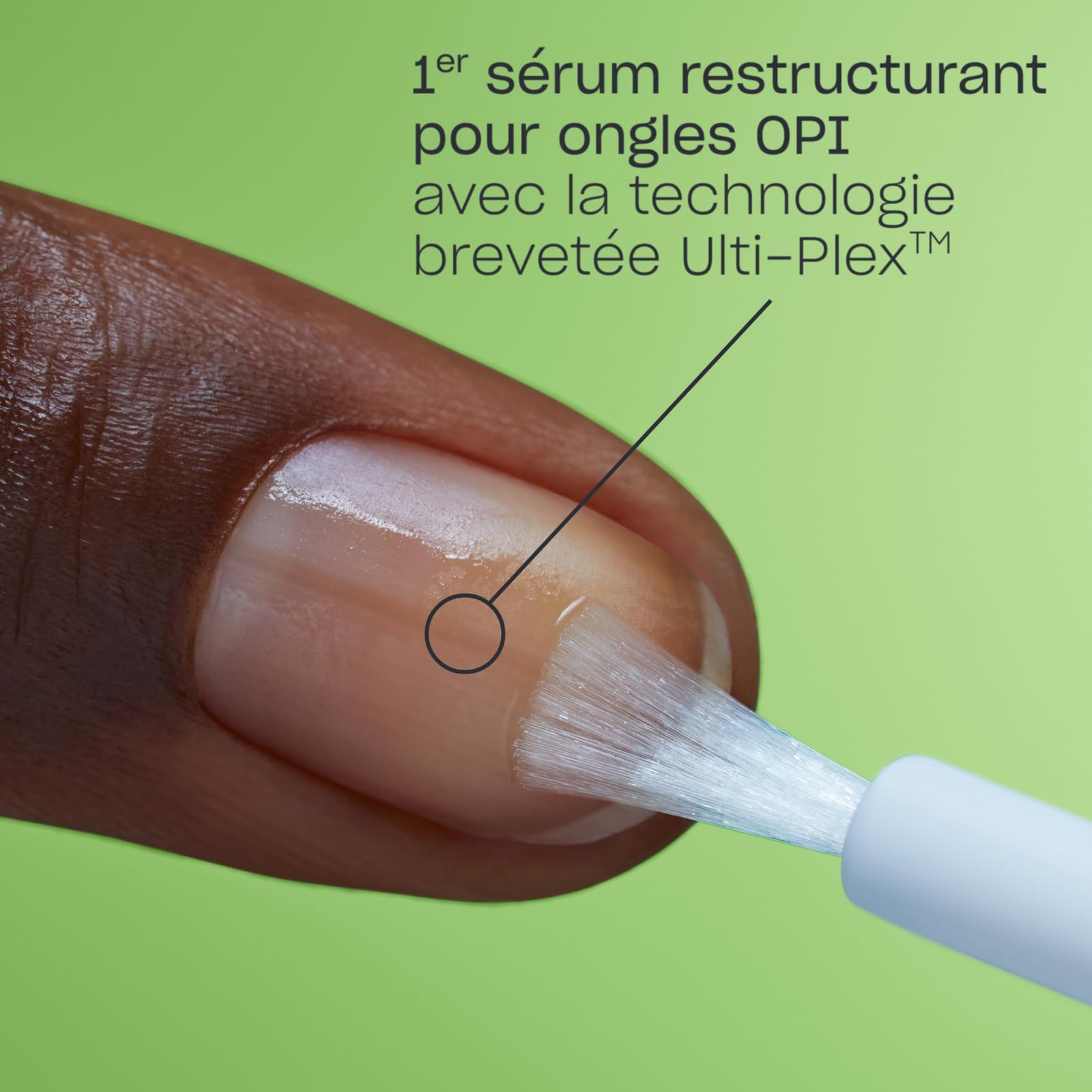 OPI Repair Mode - Sérum Restructurant pour les Ongles fragiles & endommagés - Formule Vegan - Agit en profondeur pour réparer la kératine naturelle des ongles - 9ml Blanc