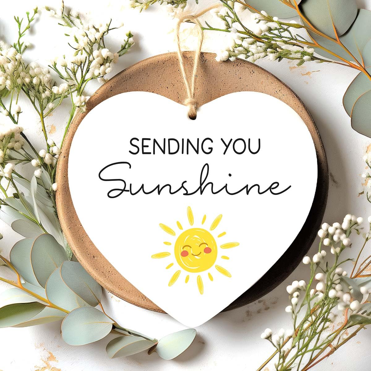 Sending You Sunshine Acrylic Hanging Ornament Thinking of You Gift Stay Strong Keepsake Sending Hugs Cheer Up