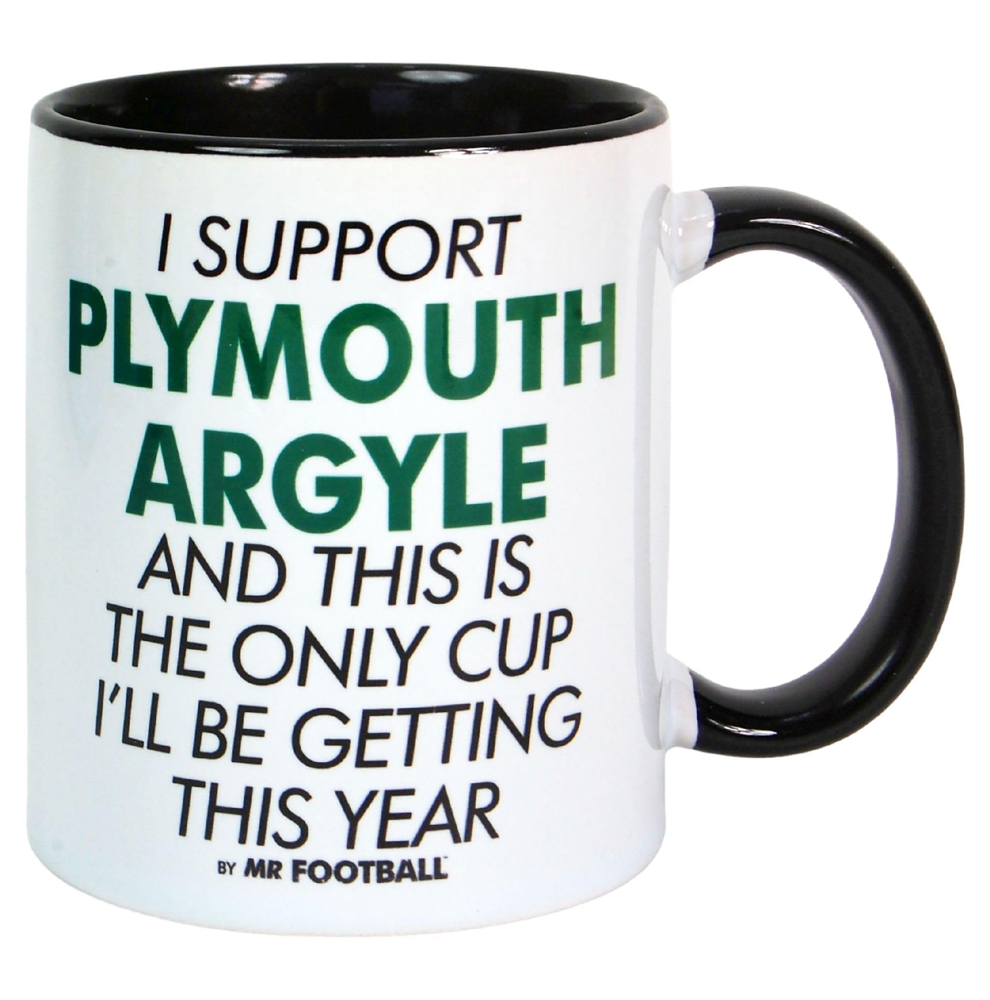 I Support Plymouth Argyle and This is only Cup -Gift Boxed Mug Present idea for Fan Supporter
