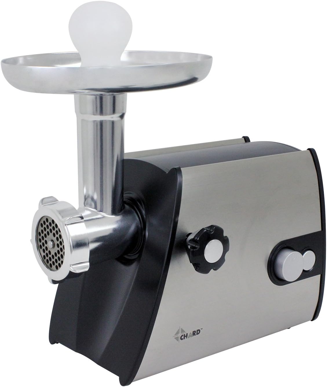 CHARD FG800SS, #8 Electric Food Grinder, Silver/Black, 400 watts