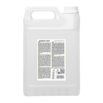 Ibiza - SMOKE5L-SWM - Liquid for LOW density water based fog machine - Stays on the floor - 5 litres