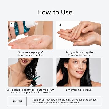 MAREE Hair Oil for Frizzy Hair with Argan Oil, Keratin & Biotin Hair Serum for Dry and Curly Hair Gloss Frizz Control Hair Care Products for Women Aceite Para el Cabello Keratin Hair Treatment