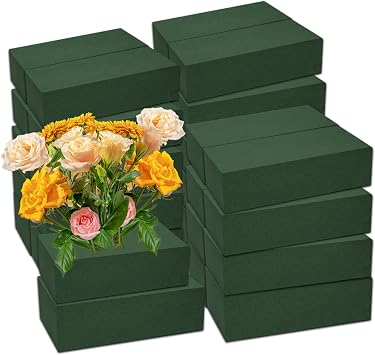 CANIPHA 30Pieces Floral Foam Blocks, Green Floral Foam for Flower Arrangements, Flower Foam Blocks Florist Foam Dry Foam Plant Foam Wet Foam for Artificial Flowers, 5.5 X 3.2 X 1.8 Inches