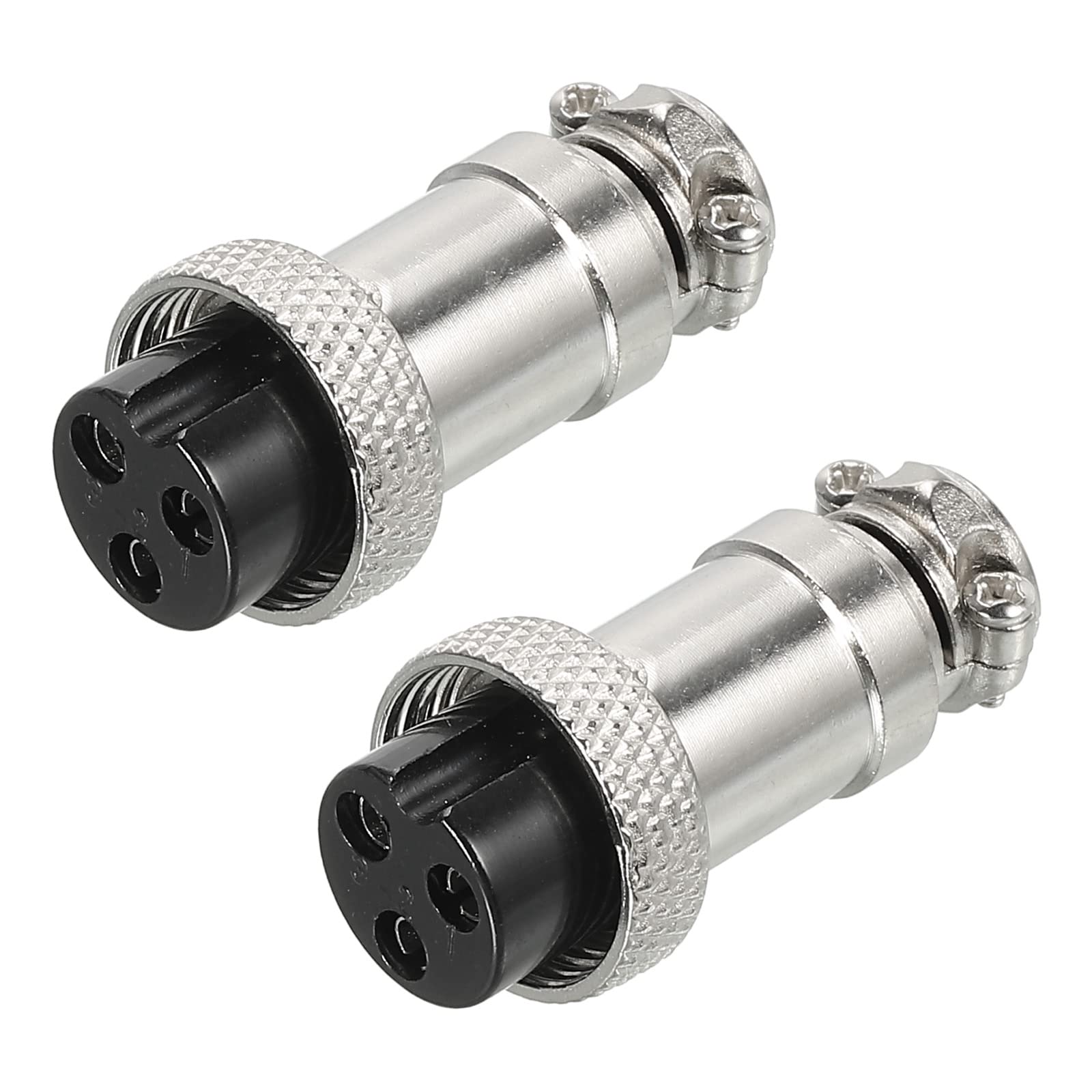 Amazon.com: MECCANIXITY 2pcs Aviation Connector GX16 3 Pins 16mm