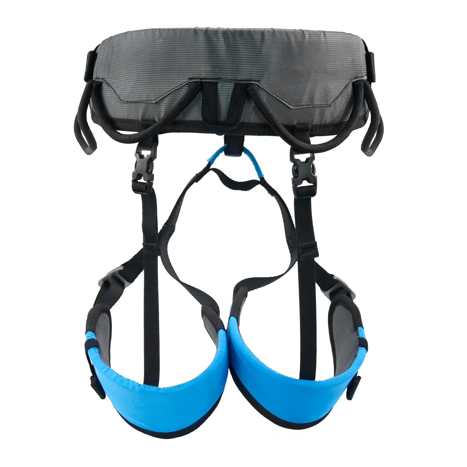NewDoar Imbracatura da arrampicata, imbracatura per arrampicata su roccia, uomo donna albero arrampicata su ghiaccio mezzo corpo, cintura di sicurezza Rappelling