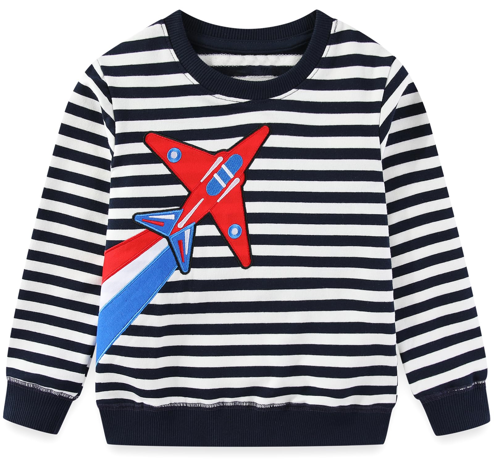 Hongshilian Unisex Kids Cute Cartoon Cotton Sweater Shirt