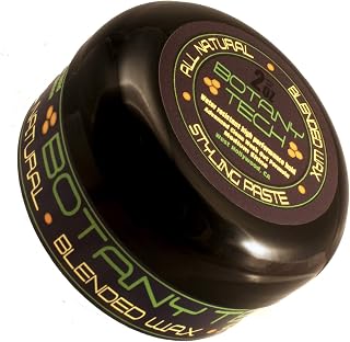 Natural Pomade by Botany Tech. Nutrient Rich Style Paste. Premium Cocoa, Shea Butter, Bees Wax. Additive Free. Protect Dry, Damaged Hair. Conditions Beard & Curls. Hi Performance Hold