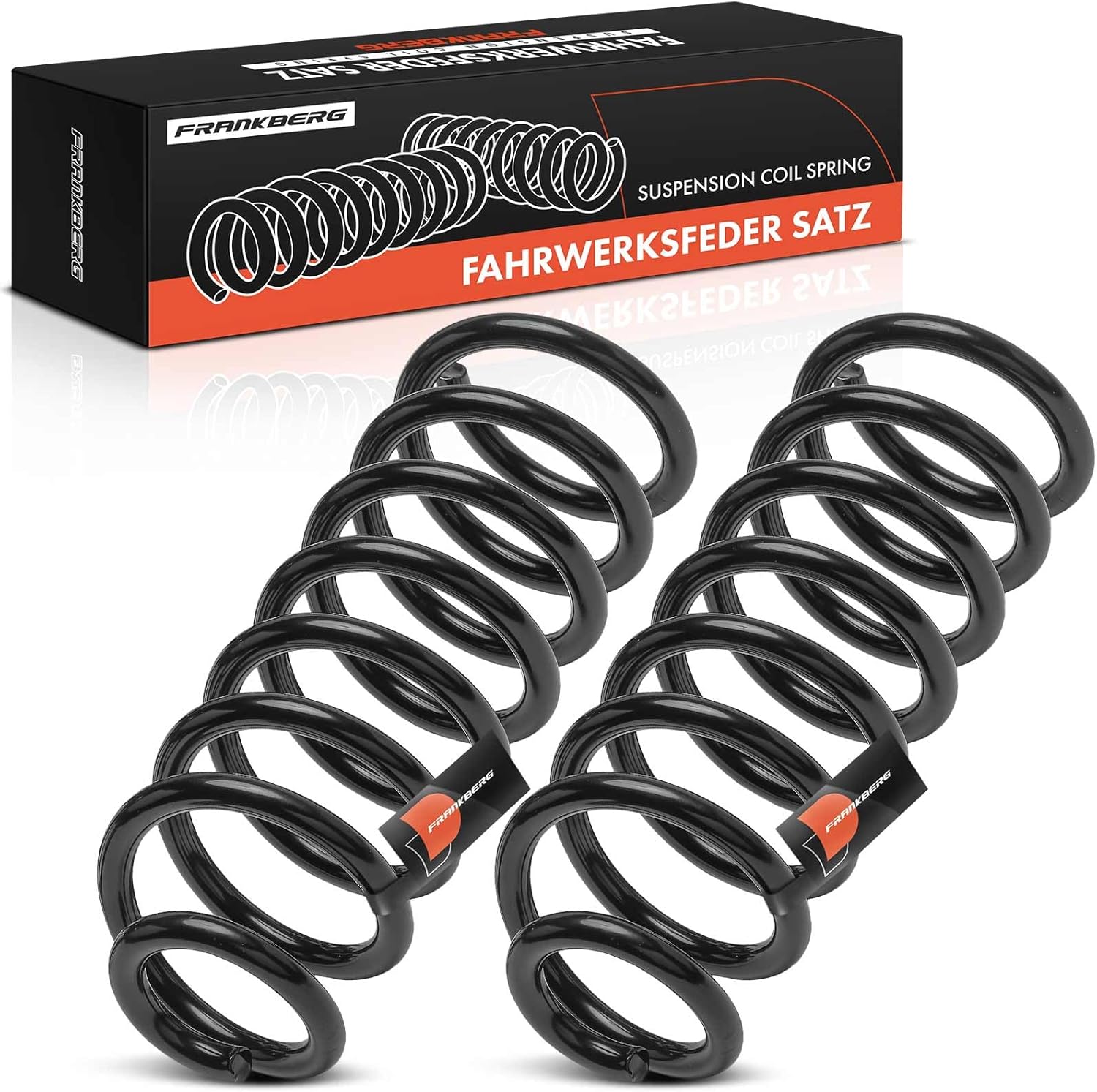 Frankberg Springs, suspension spring, spring bearing, shock, damping, spring, suspension, stop buffer, coil spring, spring set, springs, coil spring replacement # 8200708061