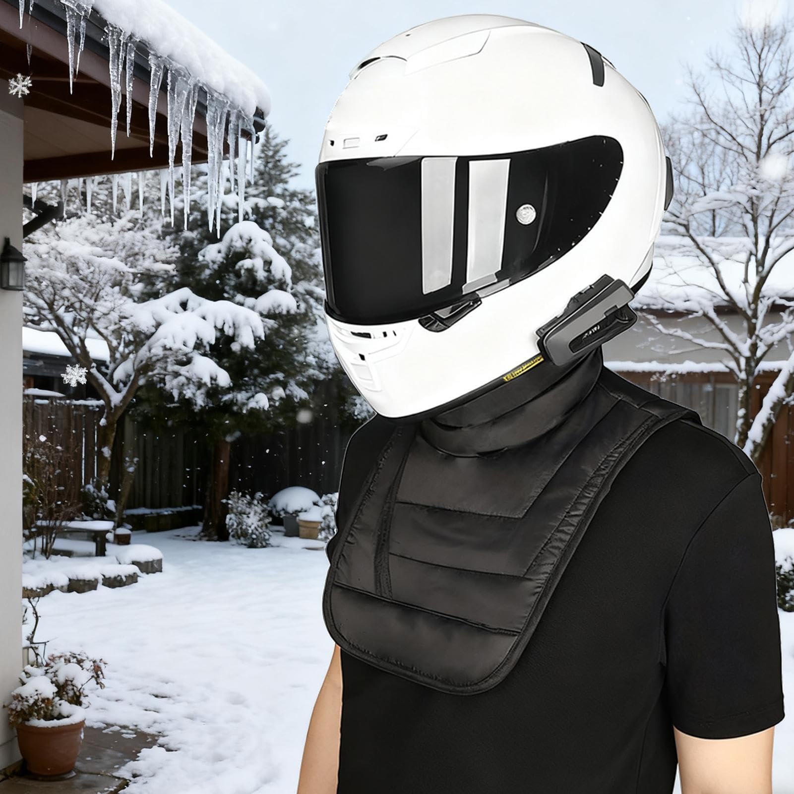 Scaldacollo per moto, traspirante, antivento, caldo, accessorio invernale, per il freddo, all'aperto, viaggi, lavoro, ciclismo, equitazione, escursionismo, sci, pesca sulla neve