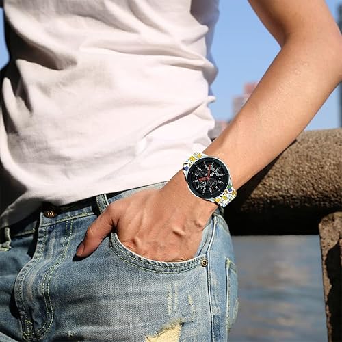 Miniatura 7 de Correas de reloj deportivas compatibles con Samsung Galaxy Watch 7FE654 1.575 in 1.732 inGalaxy Watch 6 Classic 1.850 in 1.693 inWatch 3 1.614 in,