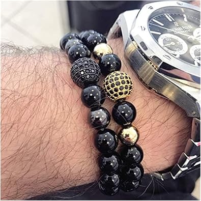 Bracelets Men's Bracelets Women Gift Fashion Geometric Bracelets Men Classic Fashion Stone Bead Charm Bracelets Bangles Beaded