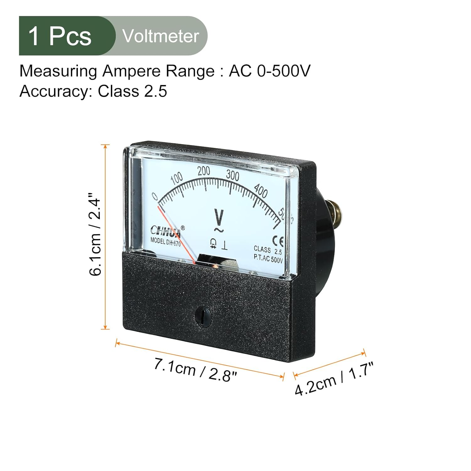 DH-670 voltmérő részletei