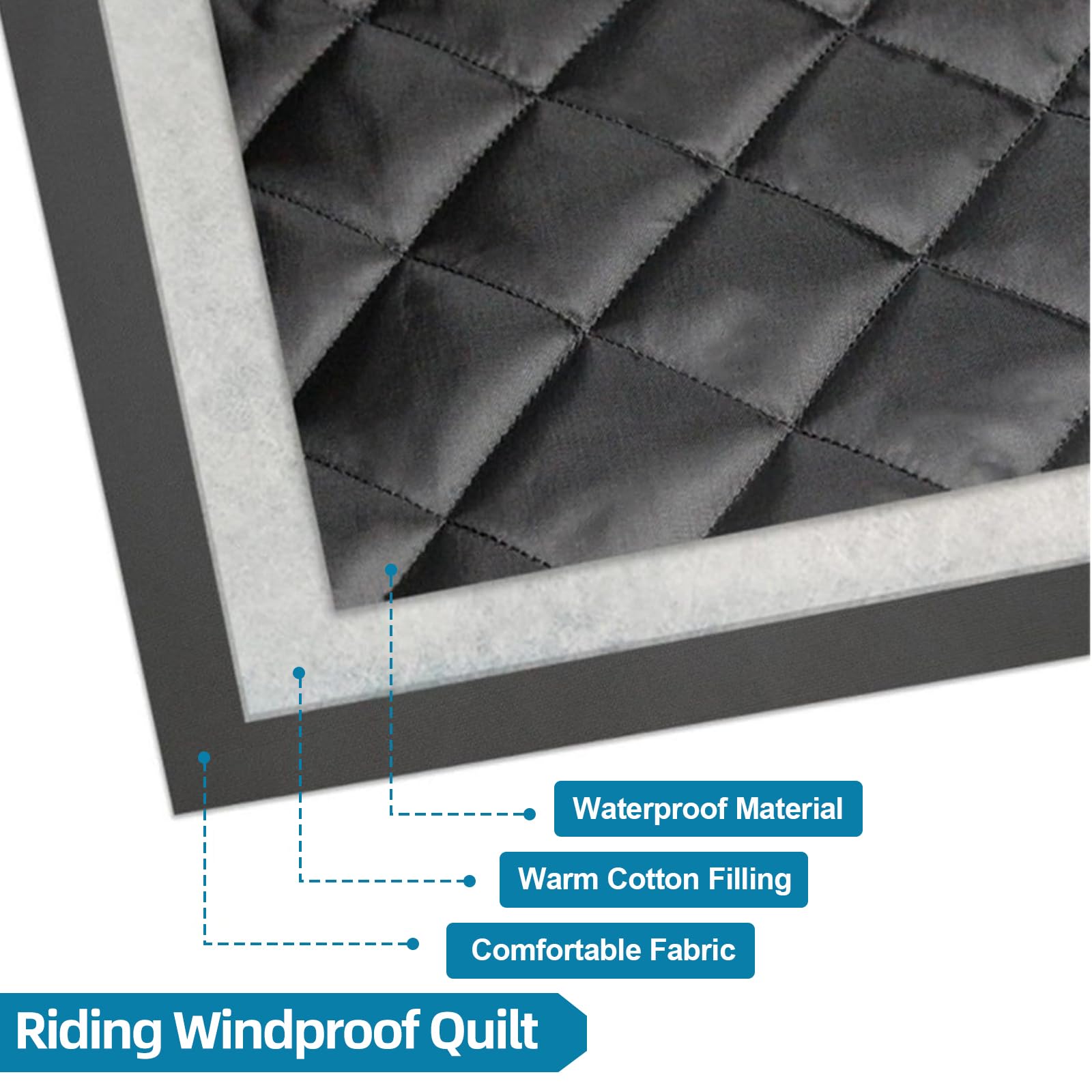 Coprigambe Scooter Regolabile Coperta Calda Coprigambe Moto Copri Gambe per Scooter Antivento e Impermeabile Protezione dal Freddo per Gambe dello Scooter Taglia Universale