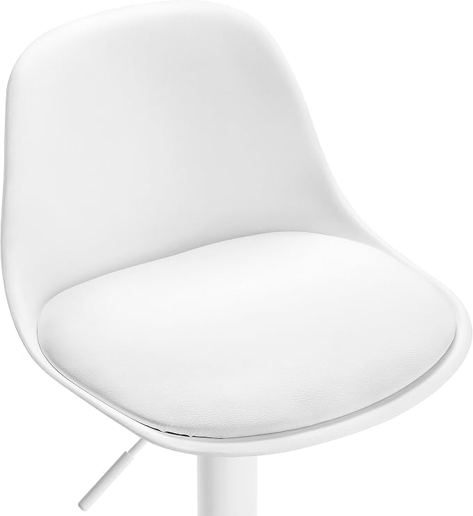 Set de 2 Butacos Modernos Ajustables Blancos miniatura 6