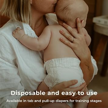 Ecoriginals - 20 Eco Toddler Diapers - 100% Plant-Based Layers, Disposable & Hypoallergenic Baby Essentials for Kids - Secure Fit Size 4 Diapers (22-33 lbs), 1 Pack