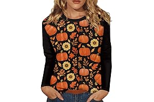 Plus Size Holloween Out Outfits Women Halloween Funny Graphic Tee Shirts