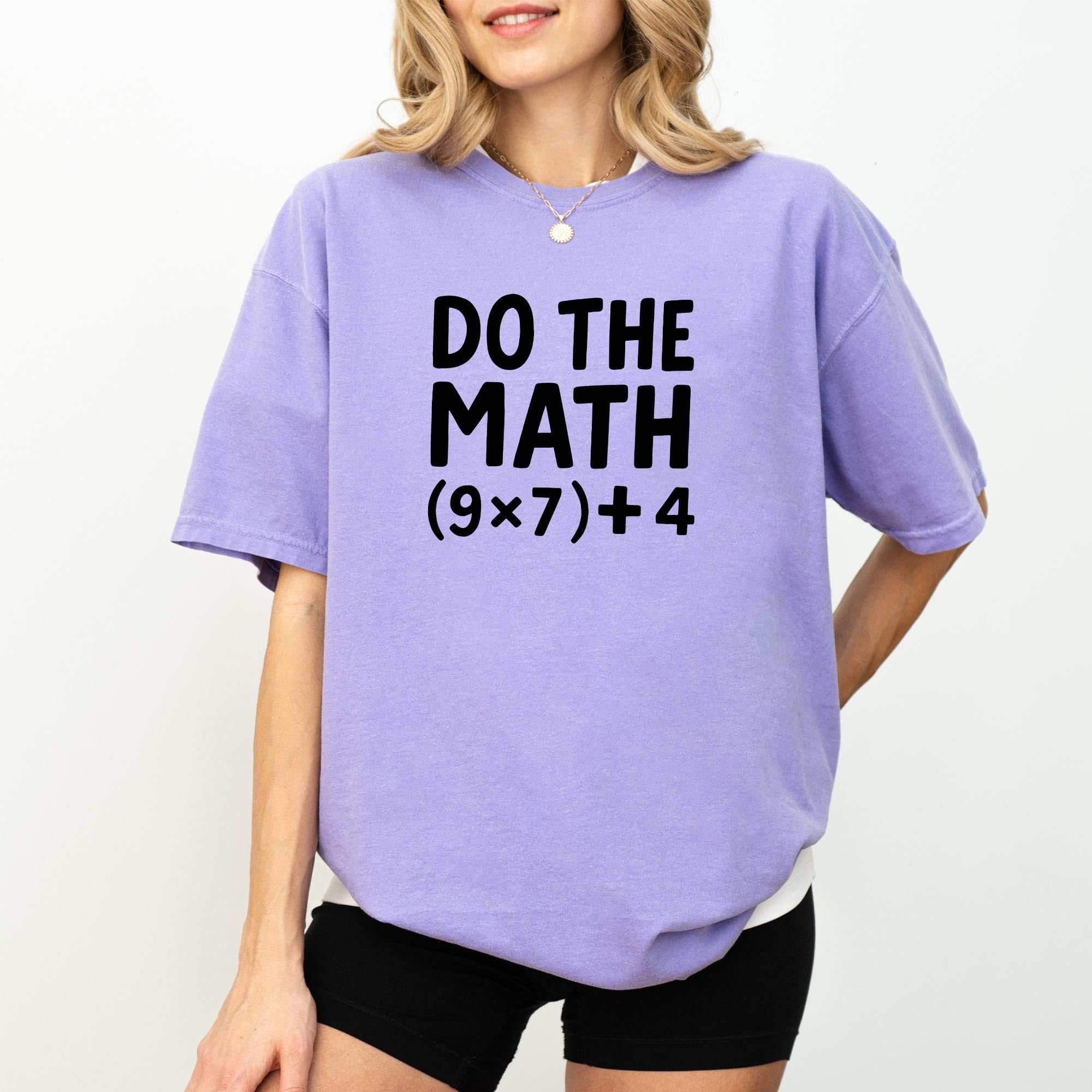 Retro Funny Math Teacher Shirt Comfo &hellip;