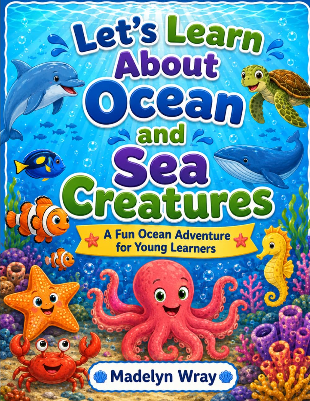 Let’s Learn About Ocean and Sea Creatures: A Fun Ocean Adventure for Young Learners