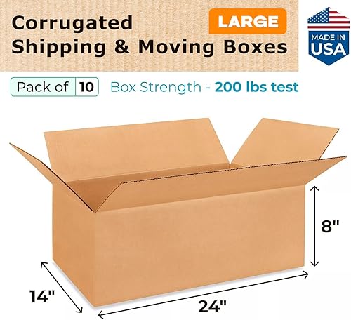 Miniatura 270 de Cajas para envío IDL Packaging - B-1266-5 de cartón corrugado, tamaño pequeño, de 12 pulgadas de largo x 6 pulgadas de ancho x 6 pulgadas de alto
