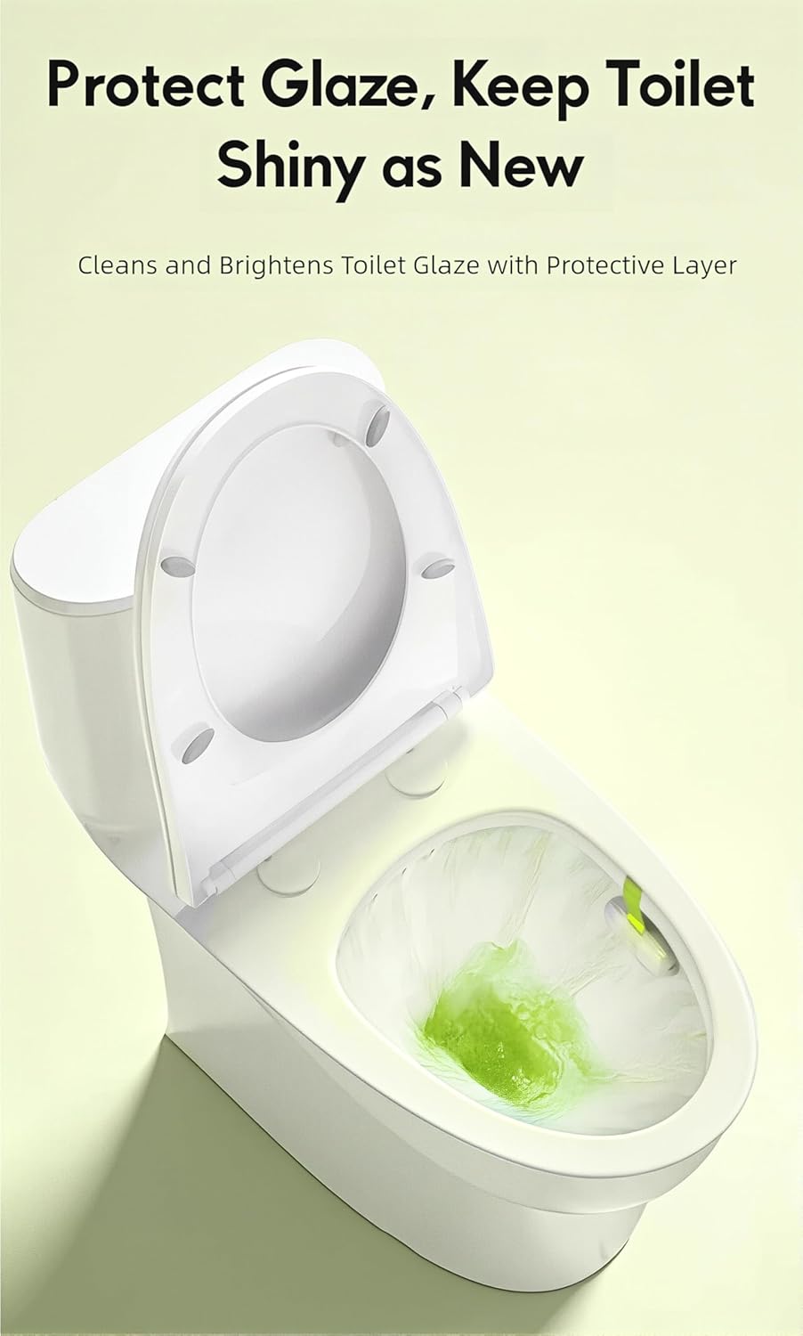 Hanging Toilet Bowl Cleaner, 3 Scents Automatic Toilet Rim Cleaner Can be used 500 times, Stain Removing Odor Eliminating Toilet Freshener for Standard & Smart Toilets (mix and match, 18)