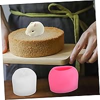 Vista 2 de Mini moldes para conejos, 3 piezas, moldes de silicona para tartas de conejo, moldes de silicona para hornear, flamenco, fiesta de Pascua, regalos