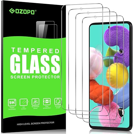 [4 Pack] Screen Protector for Samsung Galaxy A53 5G / A51 5G...