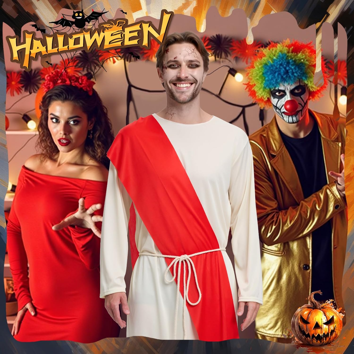 Halloween Jesus Costume Adult Men: Authentic Biblical Robe for Men - Perfect for Themed Parties, Church Events & Cosplay - Image 7