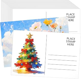 Blank Postcards, 4x6, 300GSM Thick Heavyweight Cardstock, for DIY Art, Invitations, Thank You Notes and Mailing, 100 Pack (100)